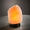 Lampe sel himalaya dome/ lune