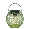 Lanterne solaire ronde grillagee