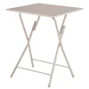 Large table pliante creme