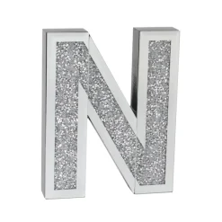 Lettre miroir strass