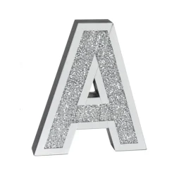 Lettre miroir strass