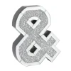 Lettre miroir strass