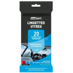 20 lingettes nettoyantes vitres