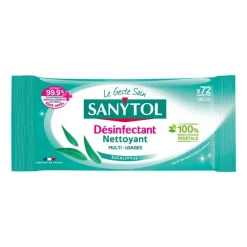 Lingettes x72 desinfectantes