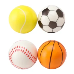Lot de 4 balles sport