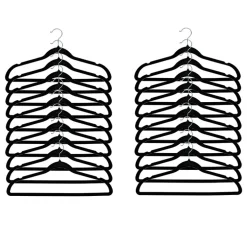 Lot de 20 cintres velours noir