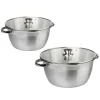 Lot de 2 faitouts en inox d20/24