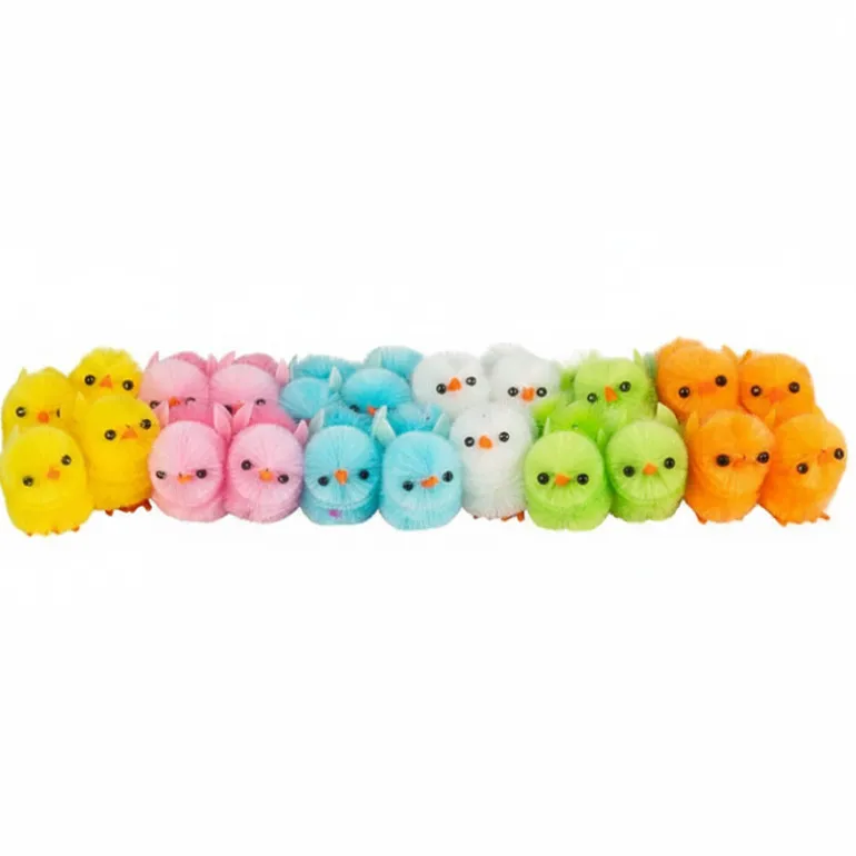 Lot de 24 poussins de paques