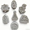 Lot de 7 presses a biscuit