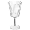 Lot de 4 verres a vin strie