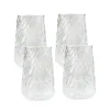 Lot de 4 verres haut textures