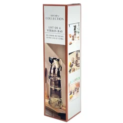 Lot de 4 verres teckel 210/320ml