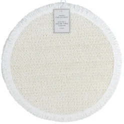 Lot 4 sets de table rond gris