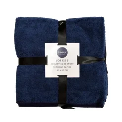 Lot x5 serviettes de sport micro