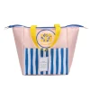 Lunch bag beige/bleue