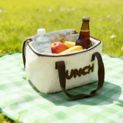 Lunch bag bouclettes 24x16x17cm