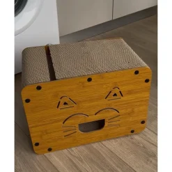 Maison chat griffoir