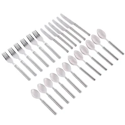 Menagere 24 pieces manche tube