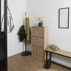 Meuble a chaussure 3 portes klau