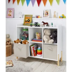 Meuble cubes 2 bacs rangements