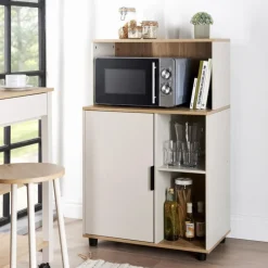 Meuble cuisine creme / bois