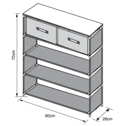 Meuble d appoint tiroirs+etagere
