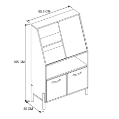 Meuble rangement ardoise