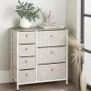 Meuble 7 tiroirs blanc / creme