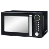 Micro ondes noir mat retro 700w