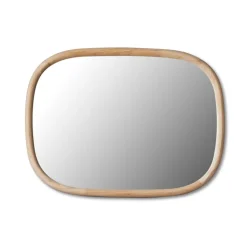 Miroir bord bois