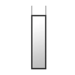 Miroir de porte noir 30x120cm