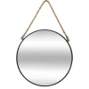 Miroir metal corde d38cm