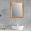 Miroir oslo effet bois