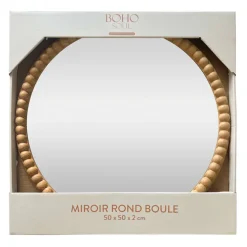 Miroir rond boule