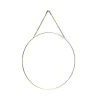 Miroir rond dore