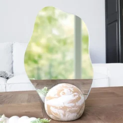 Miroir support effet marbre