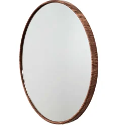 Miroir x3 toronto imitation bois