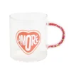 Mug avec anse a paillettes