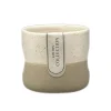 Mug blanc et creme naturel 400ml
