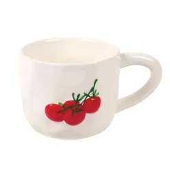 Mug blanc motif tomate