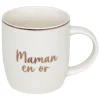 Mug m famille en or 34cl
