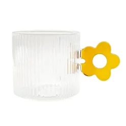 Mug strie hanse marguerite 2 ass