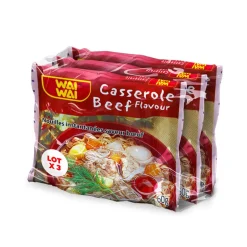 Nouilles instantanees boeuf x3