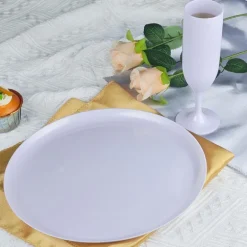 Pack de 4 assiettes plastiques d