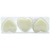 Pack de 3 bougies coeur