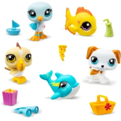 Pack de 5 figurines lps plage