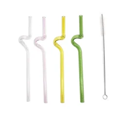 4 pailles torsadees + goupillon