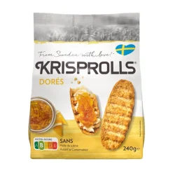 Pain grille suedois dore 240g