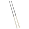 Paire baguettes chinoises inox