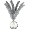 Pampa dans vase boule en verre